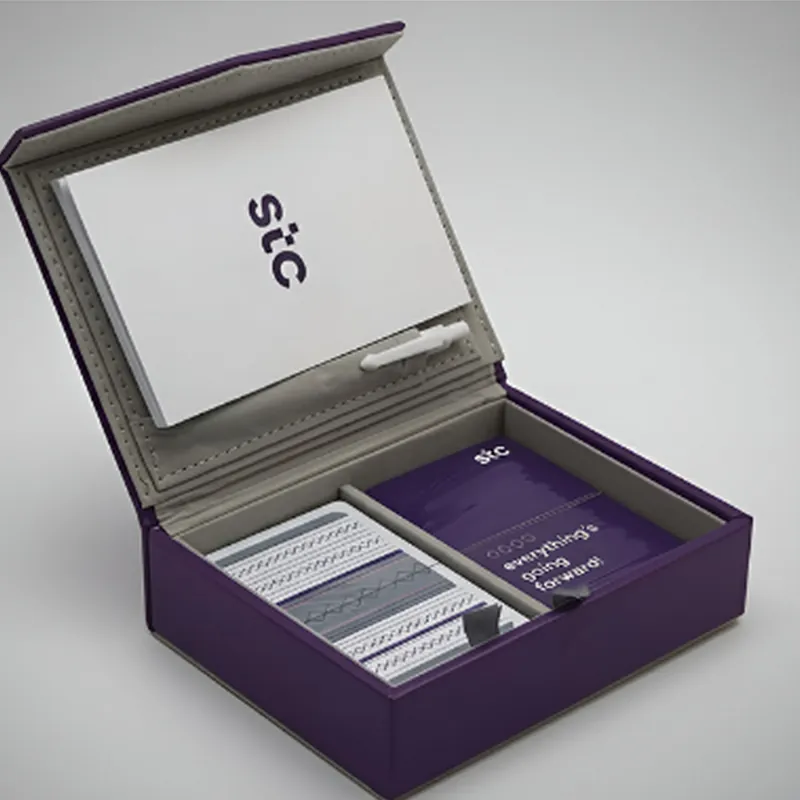 Branded box of custom playing cards
